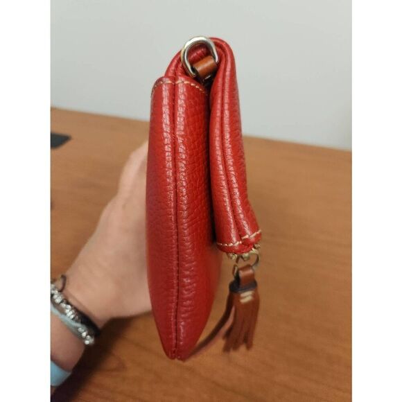 Dooney & Bourke Pebble Grain Foldover Zip Crossbody - Picture 12 of 13